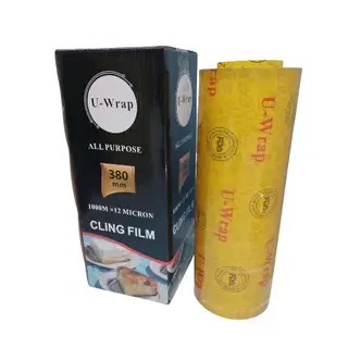 U-Wrap FOOD FILM 380mm X 1000m X 12mic (BLACK)