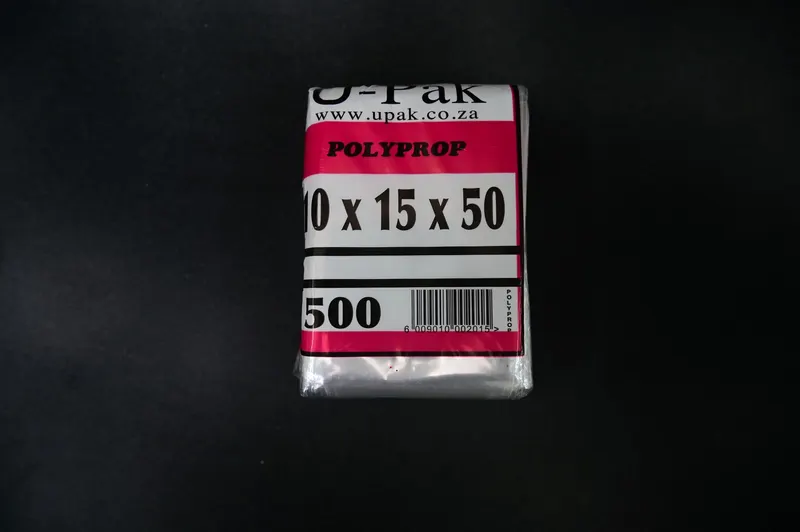 10 X 15 X 50 POLYPROP BAGS