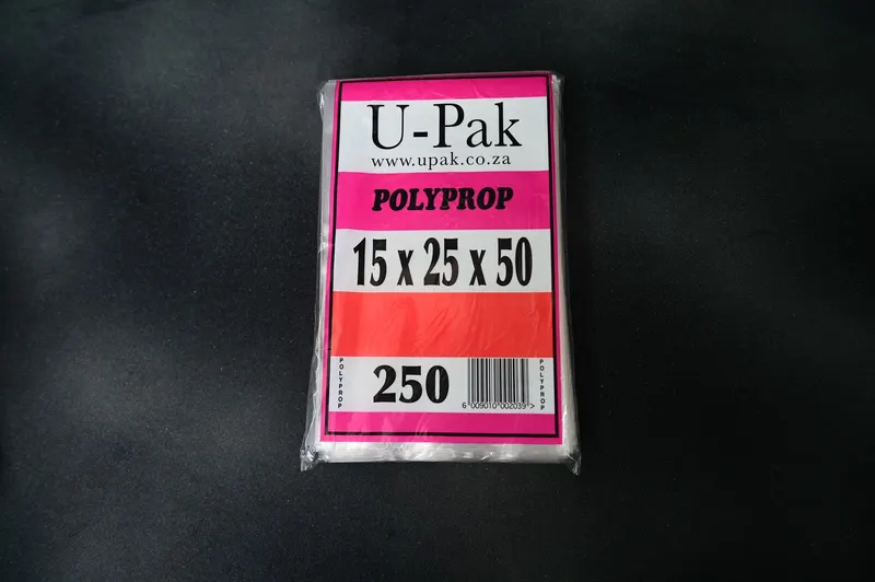 15 X 25 X 50 POLYPROP BAGS