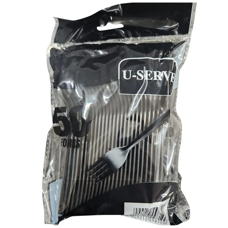 U-Serve Forks Black - 50s