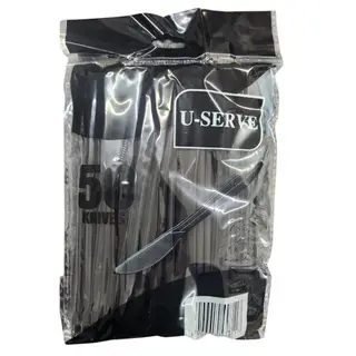 U-Serve Knives Black - 50s