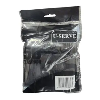U-Serve Teaspoons Black - 50s