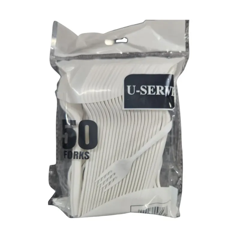 U-Serve Forks White - 50s