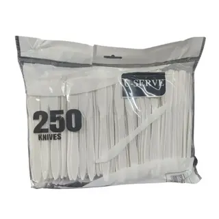 U-Serve Knives White - 250s