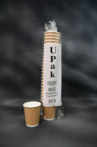 250ml kraft coffee cup